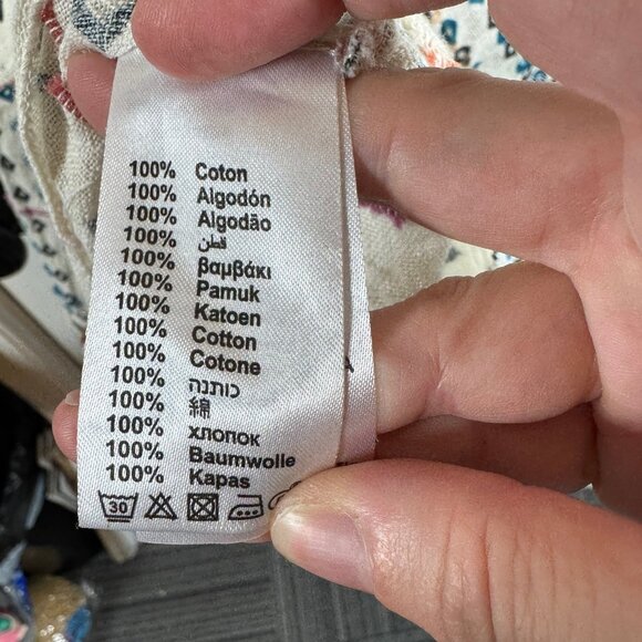 Sumitra Boho Cotton Tassel Shell Embellished Dress Free Size - Picture 8 of 11